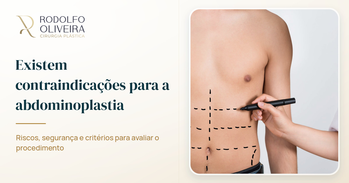 Imagem de capa do artigo Existem contraindicações para a abdominoplastia?