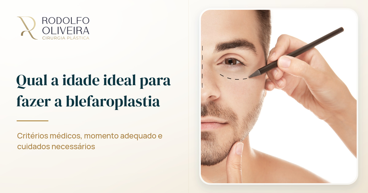 Imagem de capa do artigo Qual a idade ideal para fazer a blefaroplastia?