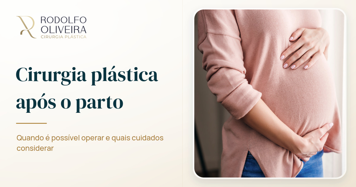 Imagem de capa do artigo Cirurgia plástica pode ser feita no pós-parto?