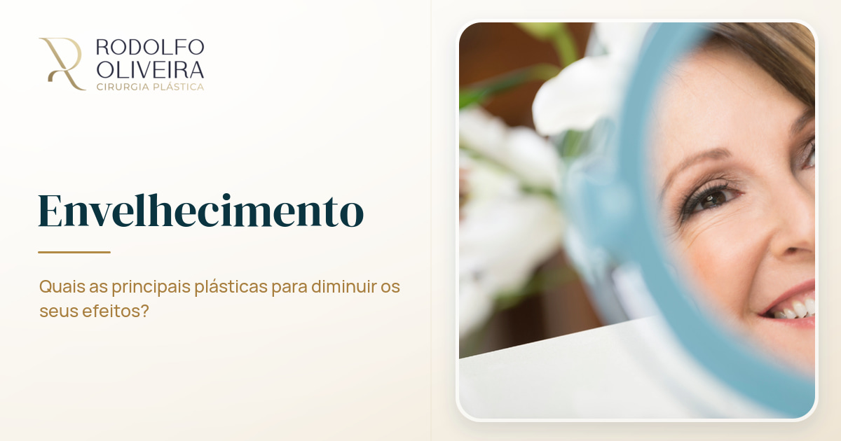Imagem de capa do artigo Envelhecimento: quais as principais plásticas para diminuir os seus efeitos?