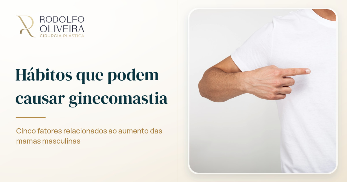 Imagem de capa do artigo 5 hábitos podem desencadear a ginecomastia