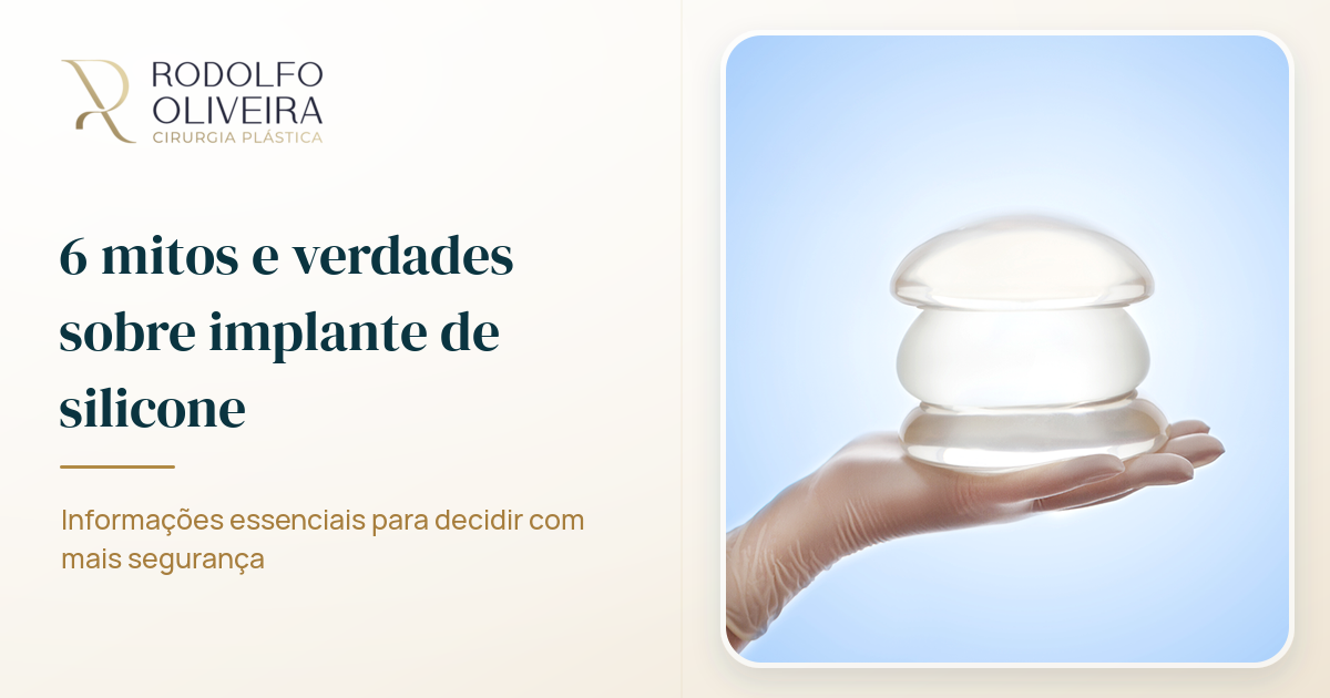 Imagem de capa do artigo 6 mitos e verdades sobre implante de silicone