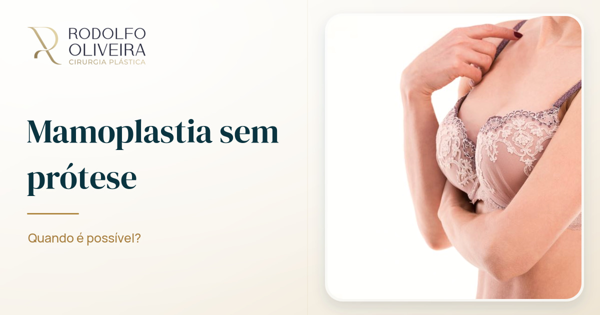 Imagem de capa do artigo Mamoplastia sem prótese: quando é possível?