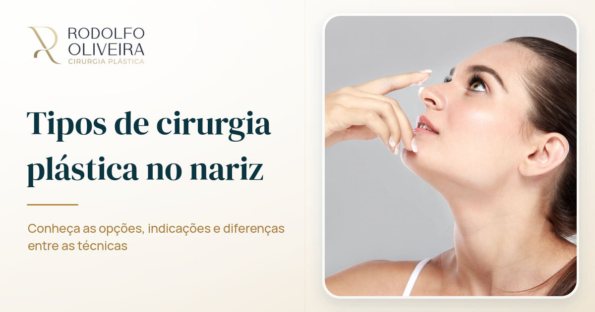 Imagem de capa do artigo Conheça os tipos de cirurgia plástica no nariz
