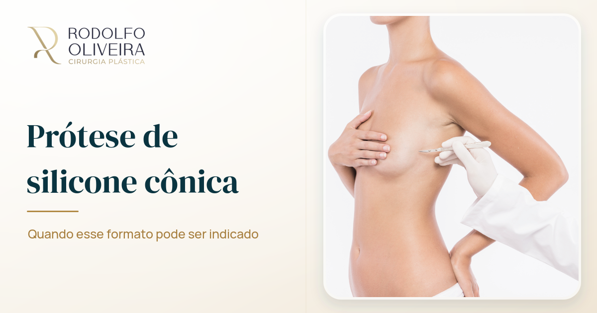 Imagem de capa do artigo Prótese de silicone cônica: saiba se é indicada para você