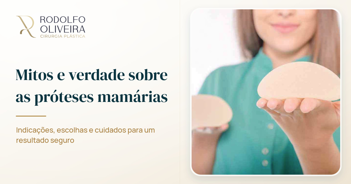 Imagem de capa do artigo Mitos e verdade sobre as próteses mamárias