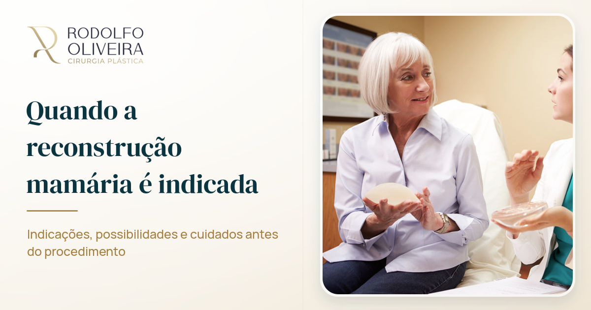 Imagem de capa do artigo Quando a reconstrução mamária é indicada