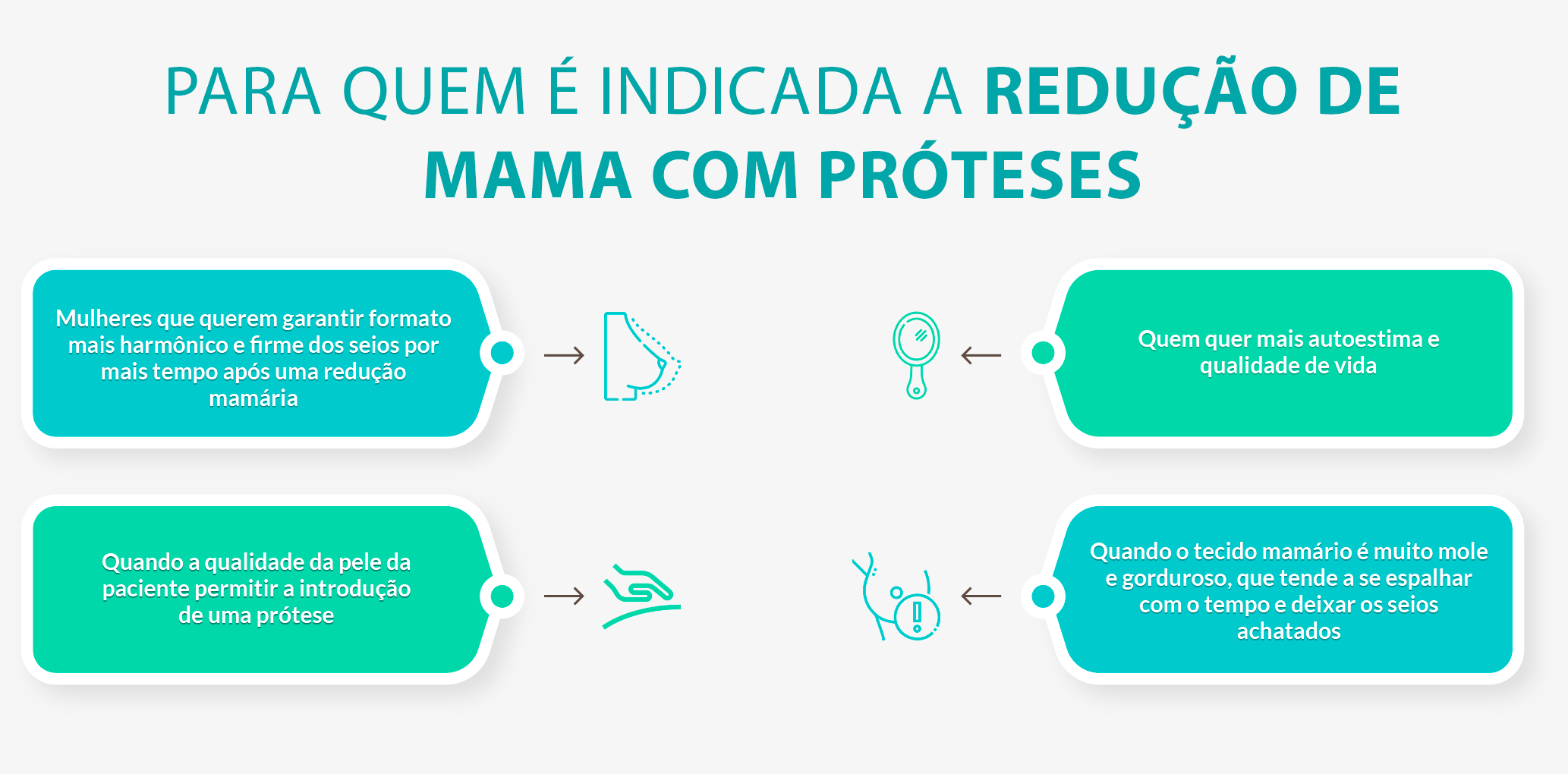 Redução de mama com prótese é possível?