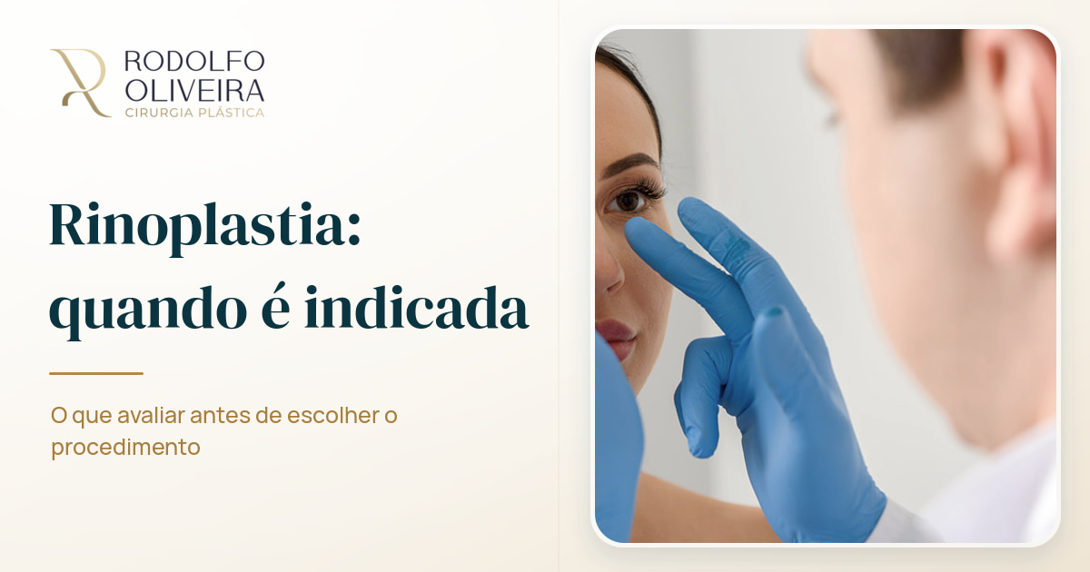 Imagem de capa do artigo Quando a rinoplastia é a melhor opção?