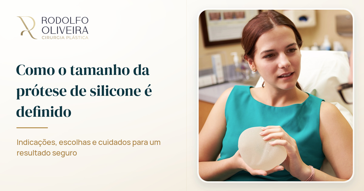 Imagem de capa do artigo Como o tamanho da prótese de silicone é definido?