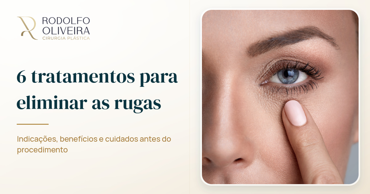 Imagem de capa do artigo 6 tratamentos para eliminar as rugas
